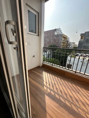 Balcony in 2 BHK Builder Floor at Freedom Fighters Enclave – for Rent