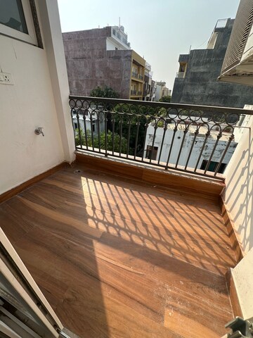 Balcony in 2 BHK Builder Floor at Freedom Fighters Enclave – for Rent