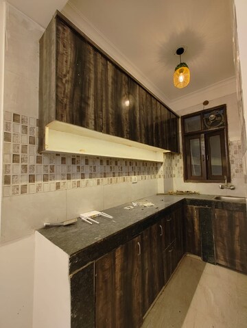 Kitchen in 1 BHK Builder Floor at Freedom Fighters Enclave – for Rent
