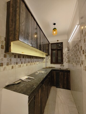 Kitchen in 1 BHK Builder Floor at Freedom Fighters Enclave – for Rent