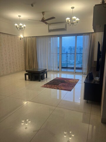 Living Room in 4 BHK Apartment at SNN Clermont, Hebbal – for Rent