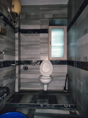 Attached Bathroom in 3 BHK Apartment at Bliss CHS Sector 29, Vashi Sector 29 – for Rent