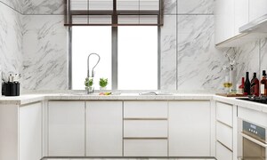 Kitchen in 4 BHK Apartment at Juinagar – for Sale