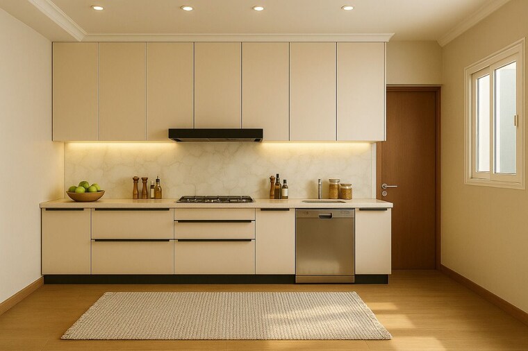 Kitchen, prestige-beverly-hills 4 Bedroom 2708 Sq.Ft. Apartment In Kokapet Hyderabad 9317337