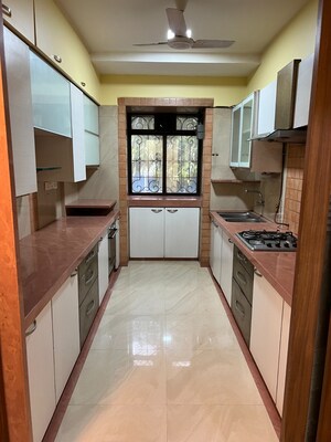 Kitchen in 3 BHK Apartment at Bholenath Aryan Anchal, Chembur – for Rent