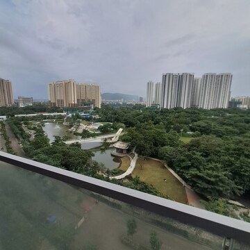 Balcony in 4 BHK Apartment at Kalpataru Immensa, Kolshet Road – for Sale