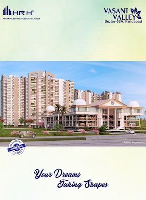 3 BHK Apartment For Sale in HRH City Vasant Valley, Sector 56a