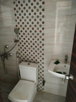 Bathroom in 1 BHK Apartment at Ajmera New Era, Kalyan West – for Rent