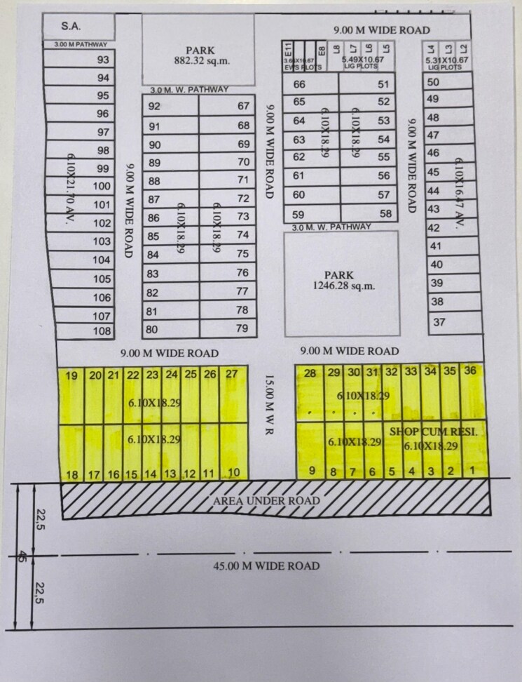 undefined, super corridor  1100 Sq.Ft. Plot In Super Corridor Indore 9317621