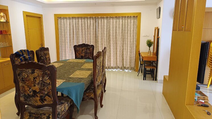 Living Room, movie-towers 3 Bedroom 2700 Sq.Ft. Apartment In Kokapet Hyderabad 9317402