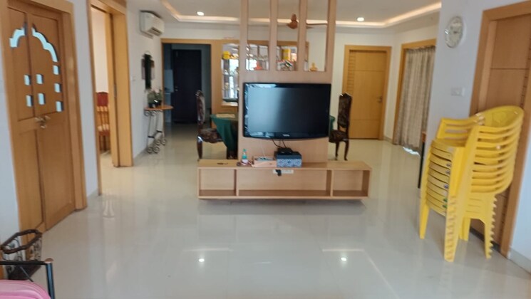 Living Room, movie-towers 3 Bedroom 2700 Sq.Ft. Apartment In Kokapet Hyderabad 9317402