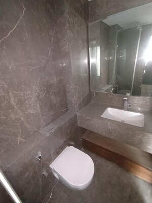 Attached Bathroom in 5 BHK Apartment at Lodha Trump Tower, Worli – for Rent