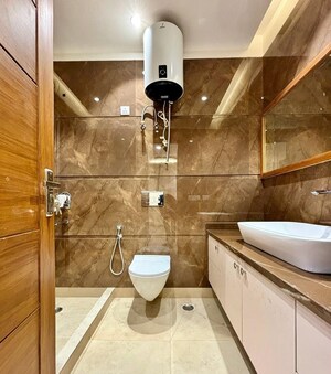 Bathroom in 3 BHK Builder Floor at Puri Aman Vilas, Sector 89 – for Sale