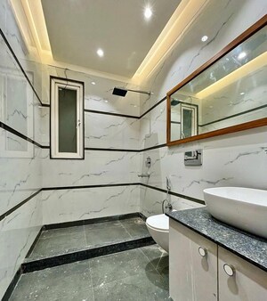 Bathroom in 3 BHK Builder Floor at Puri Aman Vilas, Sector 89 – for Sale