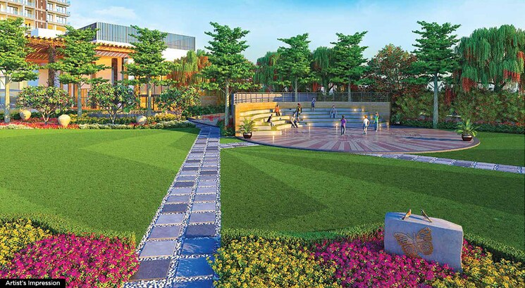 Garden, lnt-realty-crescent-bay 2 Bedroom 1370 Sq.Ft. Apartment In Parel Mumbai 9318098