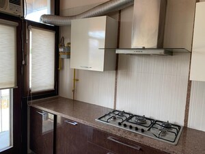 Kitchen in 3 BHK Builder Floor at Jor Bagh – for Rent