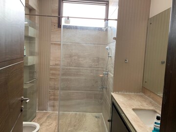 Bathroom in 3 BHK Builder Floor at Jor Bagh – for Rent