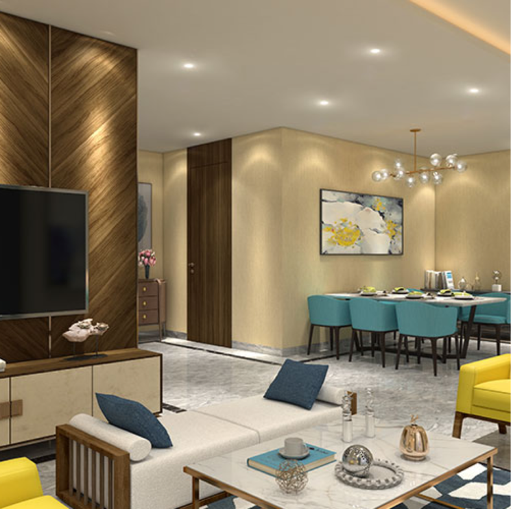 Dining area, bhoomi-celestia 4 Bedroom 1570 Sq.Ft. Apartment In Kanch Pada Mumbai 9318139