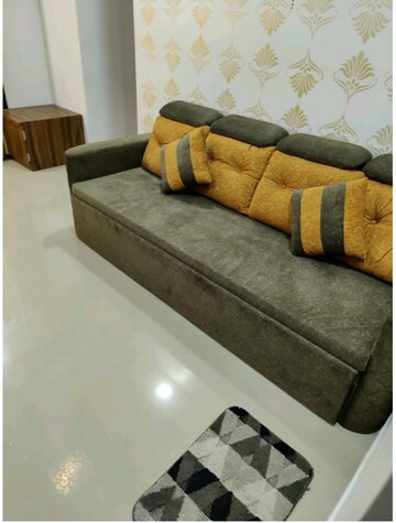 Living Room in 1 BHK Apartment at Unique Greens Ghodbunder Road, Ghodbunder Road – for Rent