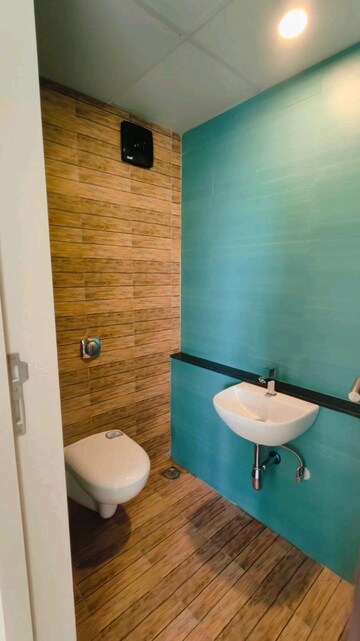 Bathroom in 1 BHK Apartment at Lodha Crown Quality Homes, Majiwada – for Rent