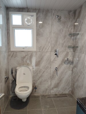 Bathroom in 3 BHK Apartment at Prestige Beverly Hills, Kokapet – for Rent