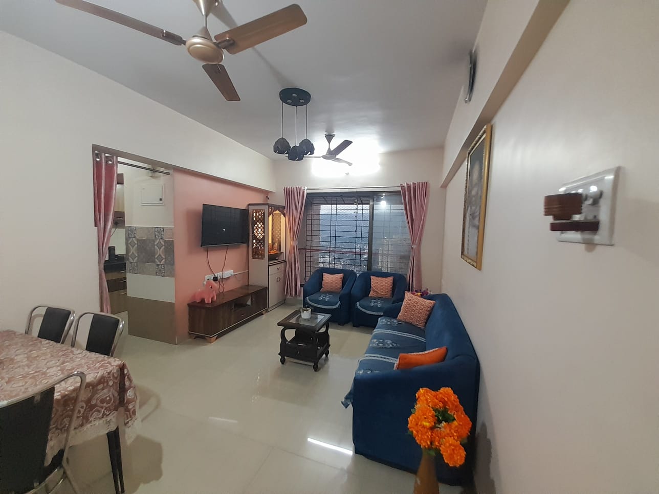 2 BHK + Pooja Room 701 Sq.Ft. Apartment in Saigan Nav Samidha CHS