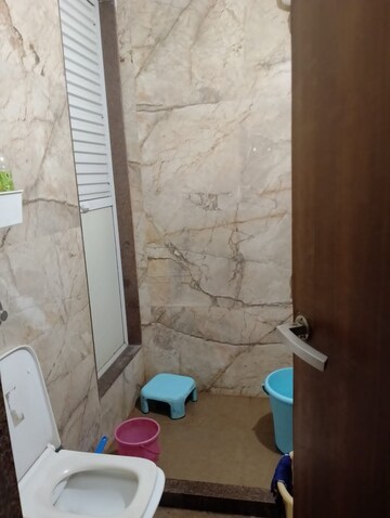 Bathroom in 2 BHK Apartment at Balaji Delta Central, Kharghar – for Rent