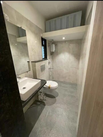 Bathroom in 1 RK Apartment at Ostwal Ornate, Bhayandar East – for Sale