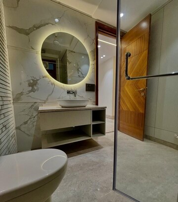 Bathroom in 4 BHK Builder Floor at Parklands, Sector 85 – for Sale