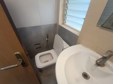 Bathroom in 3 BHK Apartment at Anmol Tower, Goregaon West – for Rent