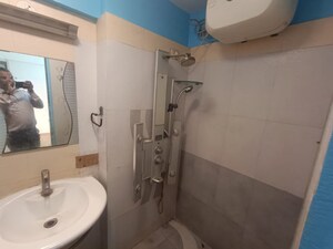Bathroom in 3 BHK Apartment at Anmol Tower, Goregaon West – for Rent