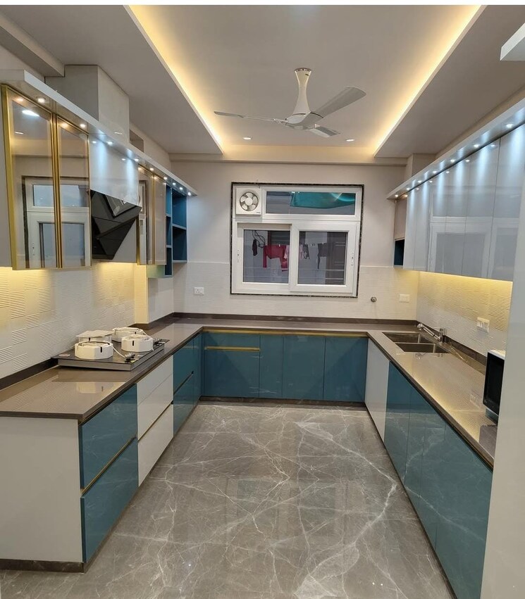 Kitchen, bp-homes 4 Bedroom 350 Sq.Yd. Builder Floor In Sector 85 Faridabad 9318623