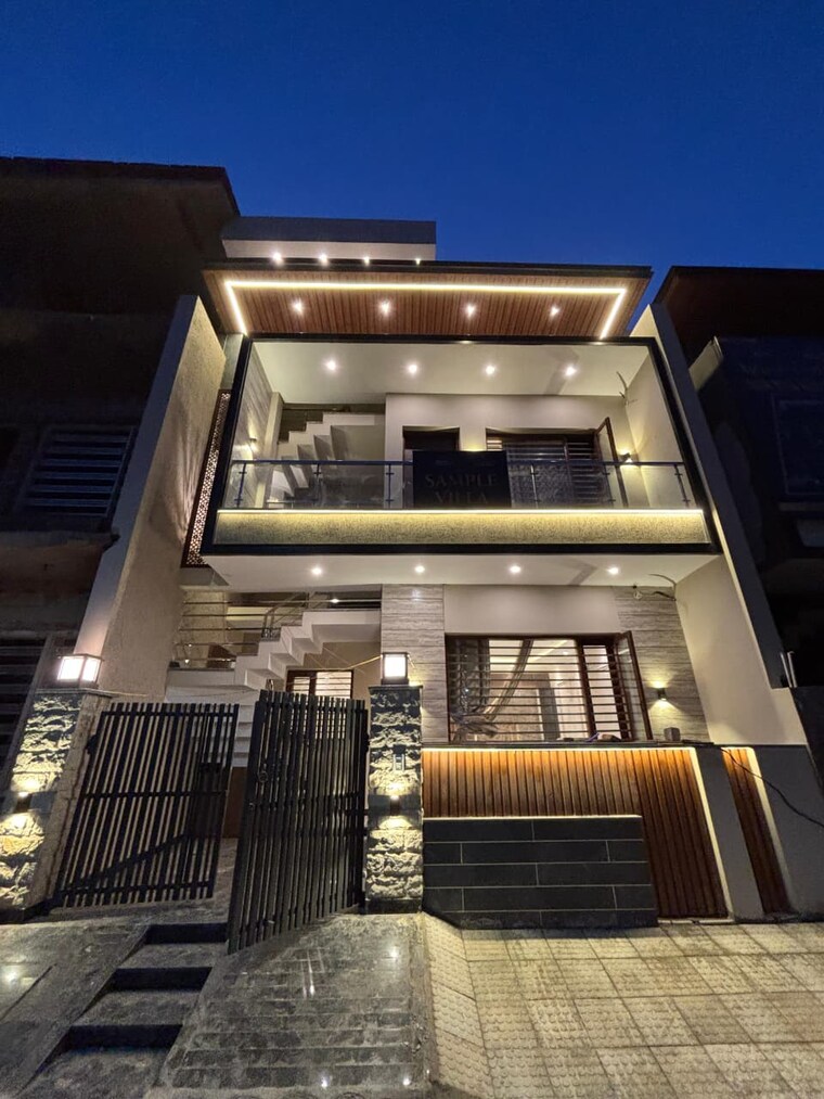 Exterior View, sector 123 4 Bedroom 107 Sq.Yd. Villa In Sector 123 Mohali 9318630