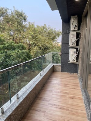 Balcony in 3 BHK Builder Floor at Shivalik Colony – for Sale