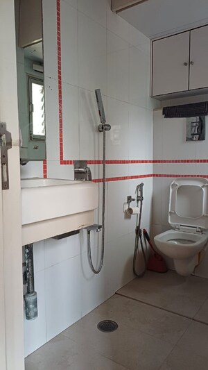 Bathroom in 1 BHK Apartment at Bandra West – for Rent