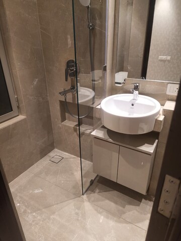 Bathroom in 2 BHK Apartment at Hiranandani Highland, Powai – for Rent