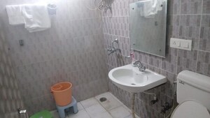 Bathroom in 2 BHK Apartment at Rohini Apartment, Gomti Nagar – for Rent