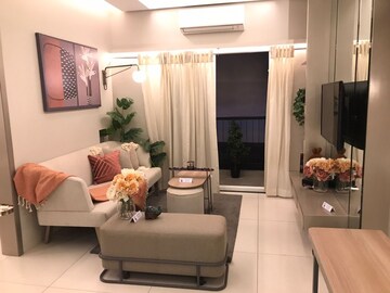 Living Room in 1 BHK Apartment at Global Park, Mumbra – for Sale