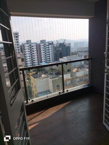 Balcony in 2 BHK Apartment at Shubh Meriton Towers, Ambegaon Budruk – for Rent