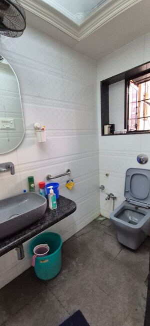 Bathroom in 3 BHK Apartment at Santacruz West – for Rent