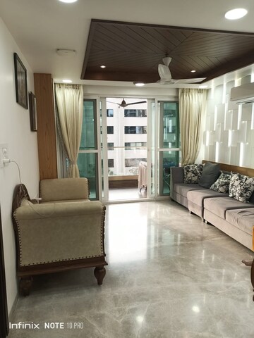 Living Room in 3 BHK Apartment at Trendset Jayabheri Elevate, Madhapur – for Rent