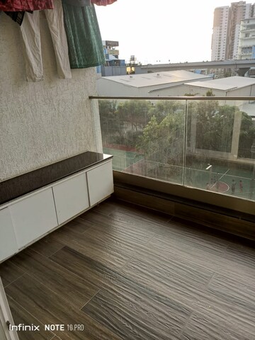 Balcony in 3 BHK Apartment at Trendset Jayabheri Elevate, Madhapur – for Rent