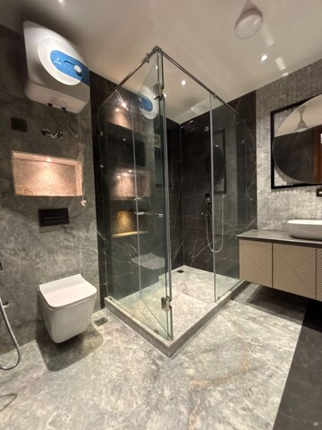 Attached Bathroom in 3 BHK Builder Floor at Greater Kailash ii – for Rent