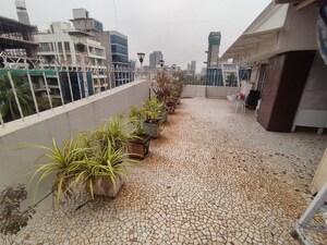 Terrace in 4 BHK Apartment at Khar West – for Rent