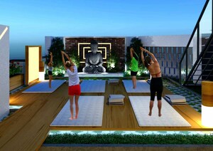 Swimming Pool in  Office Space at V Residences, Sion – for Sale