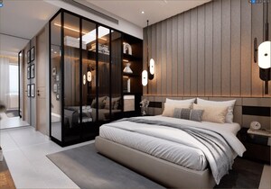 Bedroom in 3 BHK Apartment at Mantra Sky Homes, Magarpatta City – for Sale