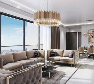 Bedroom in 3 BHK Apartment at Mantra Sky Homes, Magarpatta City – for Sale
