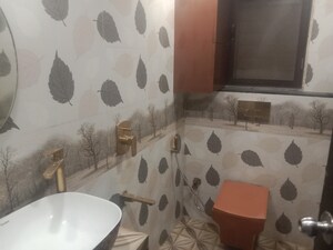 Bathroom in 2 BHK Apartment at Runwal Garden City, Balkum Pada – for Rent