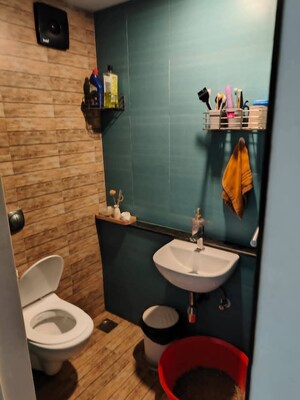 Attached Bathroom in 1 BHK Apartment at Lodha Crown Quality Homes, Majiwada – for Rent