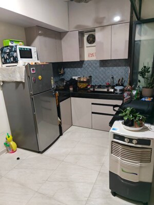 Kitchen in 1 BHK Apartment at Lodha Crown Quality Homes, Majiwada – for Rent